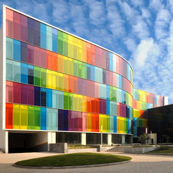 Verre stadip de couleur