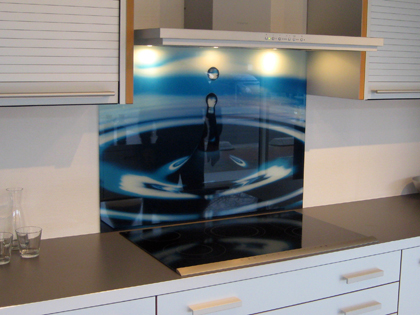 Impression sur verre