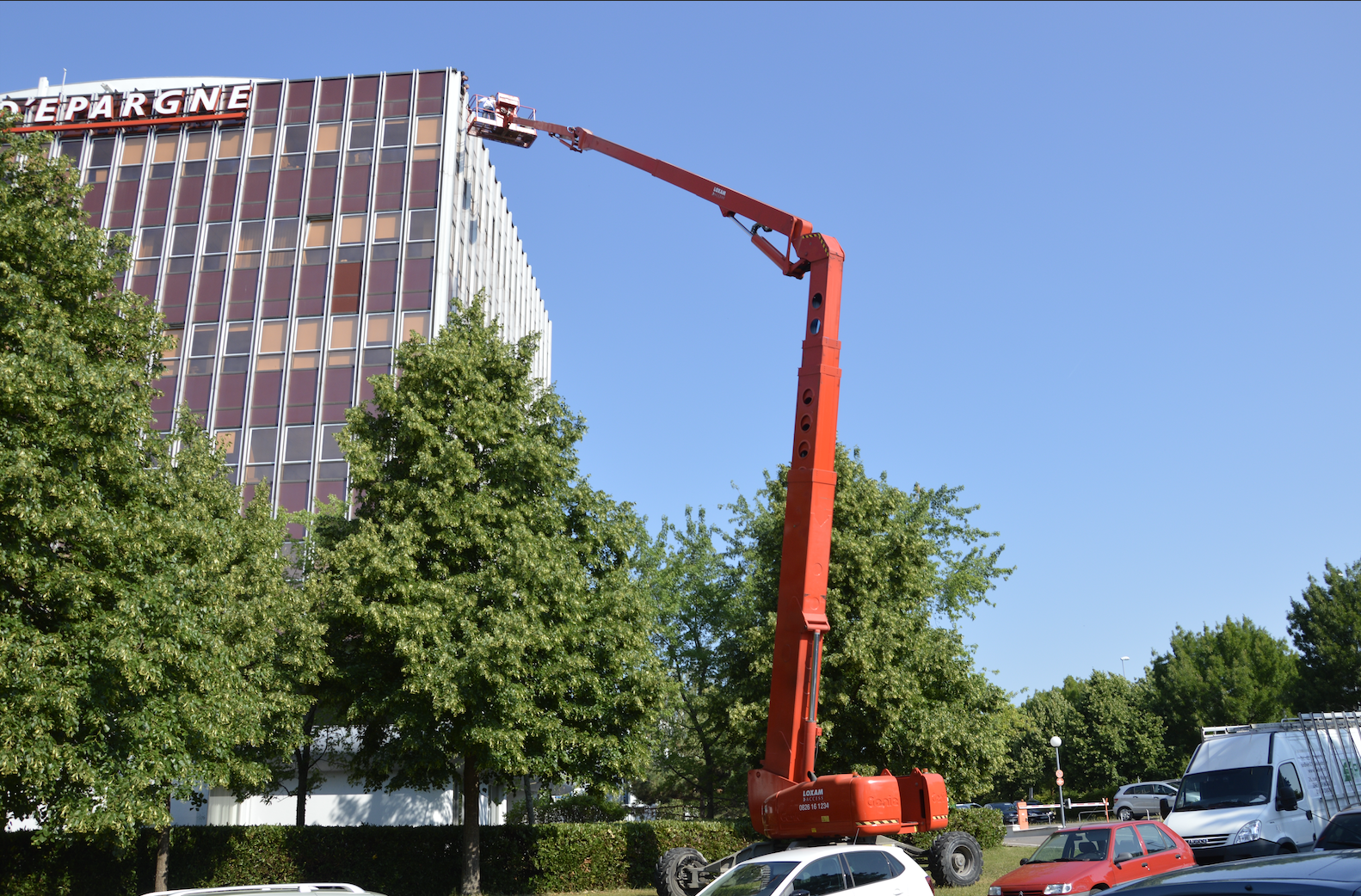 Levage à la nacelle