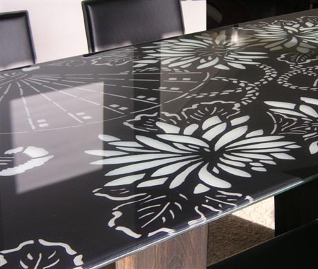 Impression numérique sur verre